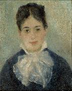 Pierre-Auguste Renoir Lady Smiling oil on canvas